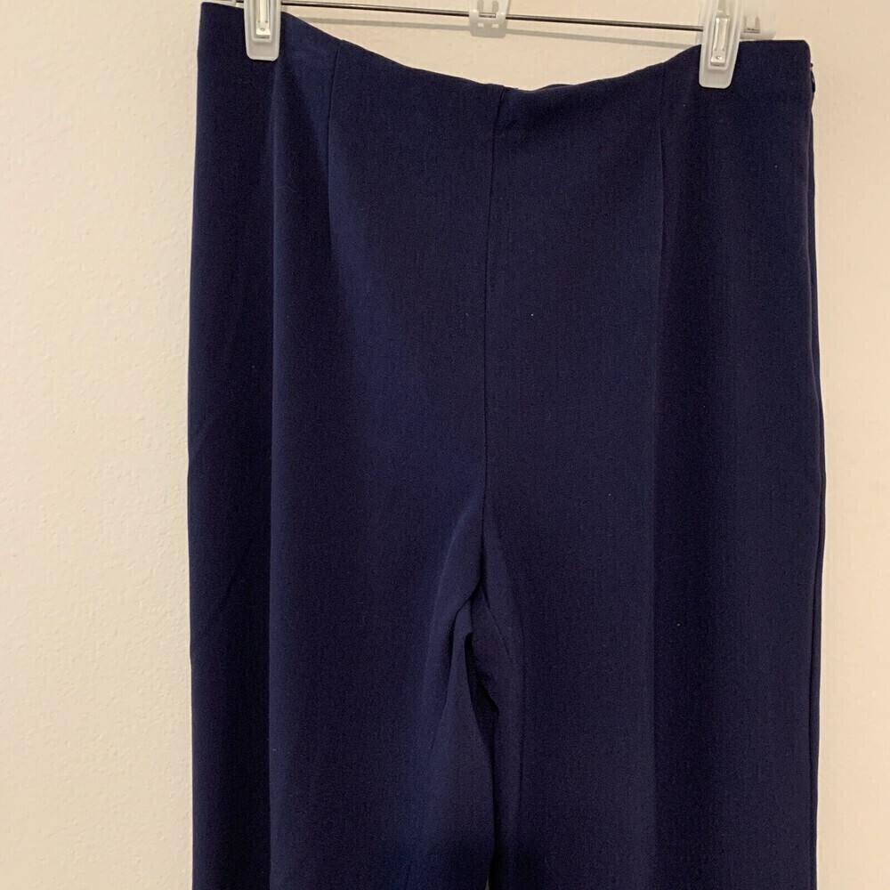 Coldwater Creek Womens Size 10 Blue Straight Stretch Dress Pants - Picture 2 of 5